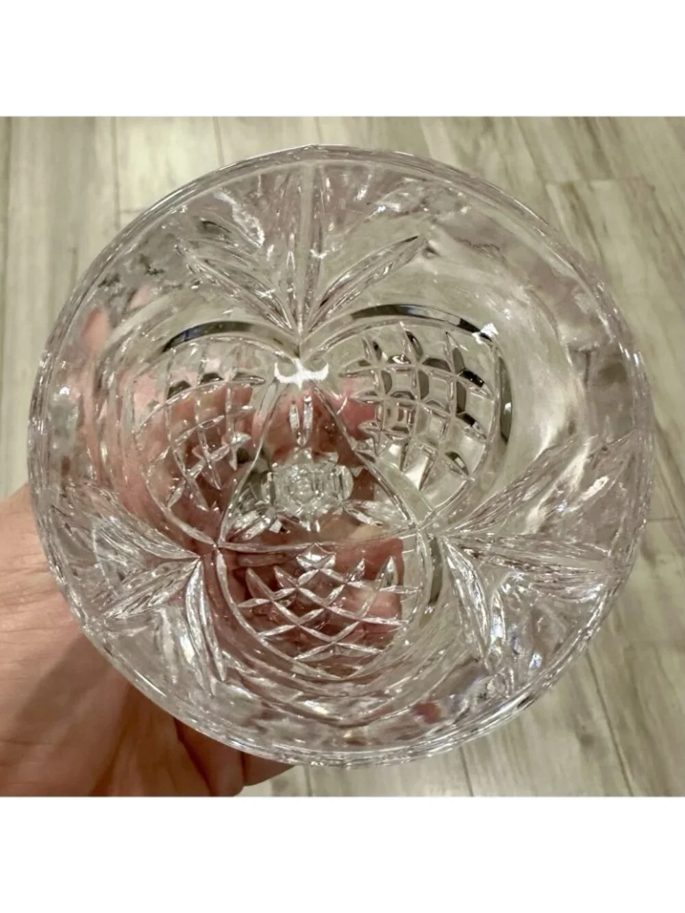 Set Of 6 DUBLIN Shannon by Godinger Crystal Water Goblets Wine Glasses 8” Tall
